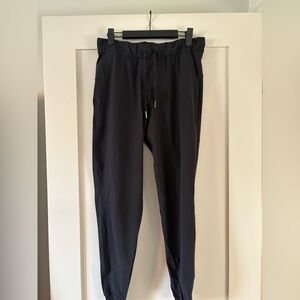 lululemon athletica Men's Black Jogger Pants with Drawstring